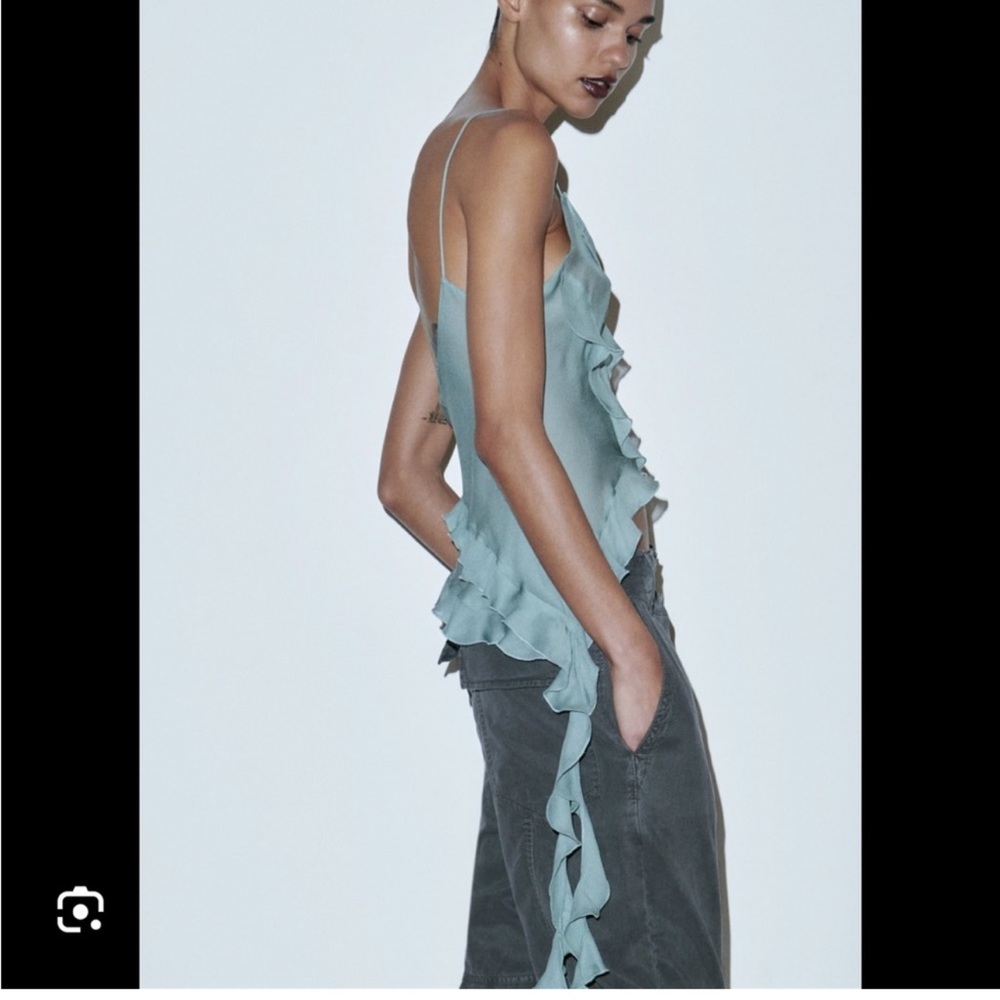 Zara Ruffle Top - Picture 3 of 3